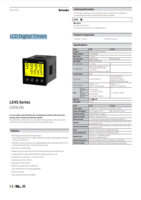 LE4S SERIES: LCD DIGITAL TIMERS